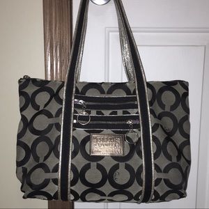 COACH Poppy Signature Glam Bag!